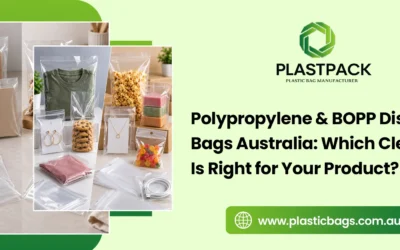 Polypropylene and BOPP display bags Australia: Which clear bag is right for your product?